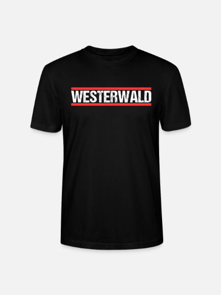 Westerwald - Stanley/Stella Unisex Bio-T-Shirt CRAFTER - Schwarz