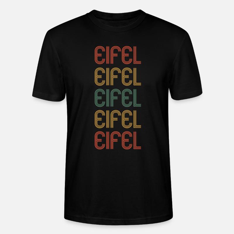 Eifel - Stanley/Stella Unisex Bio-T-Shirt CRAFTER - Schwarz