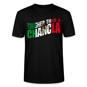 Drapeau de La Chancla Mexique Mexique - T-shirt bio CRAFTER Stanley Stella Unisexe - noir - Devant - Alina (178cm) & Michal (187cm)