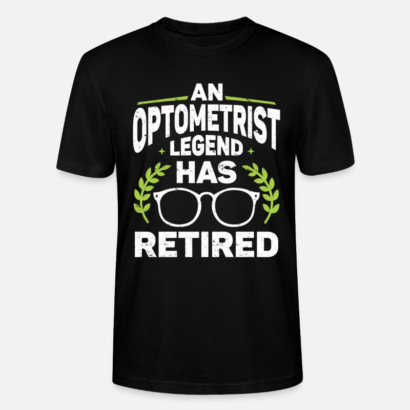 Optométriste Optométriste Optométrie - T-shirt bio CRAFTER Stanley Stella Unisexe - noir
