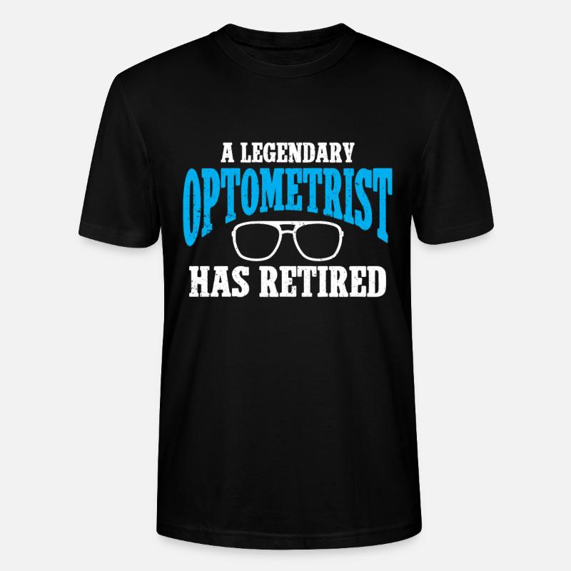 Optométriste Optométriste Optométrie - T-shirt bio CRAFTER Stanley Stella Unisexe - noir