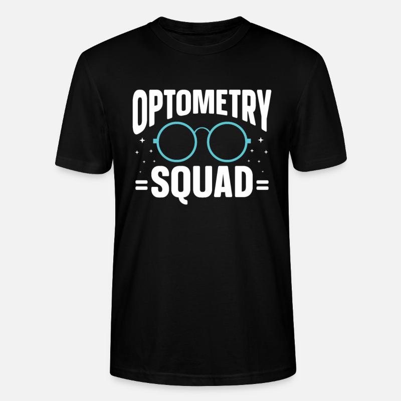 Optométriste Optométriste Optométrie - T-shirt bio CRAFTER Stanley Stella Unisexe - noir