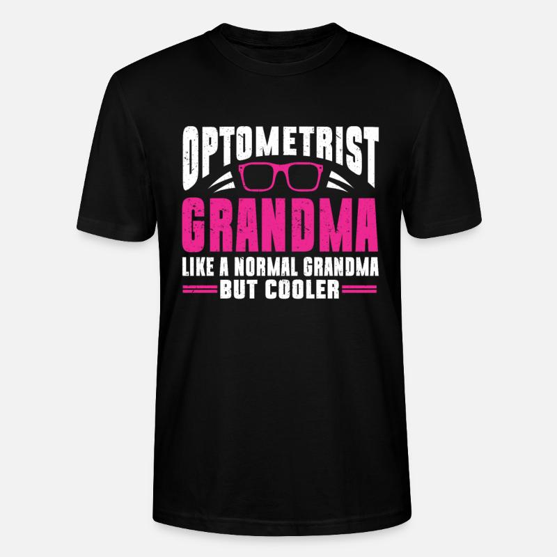 Optométriste Optométriste Optométrie - T-shirt bio CRAFTER Stanley Stella Unisexe - noir