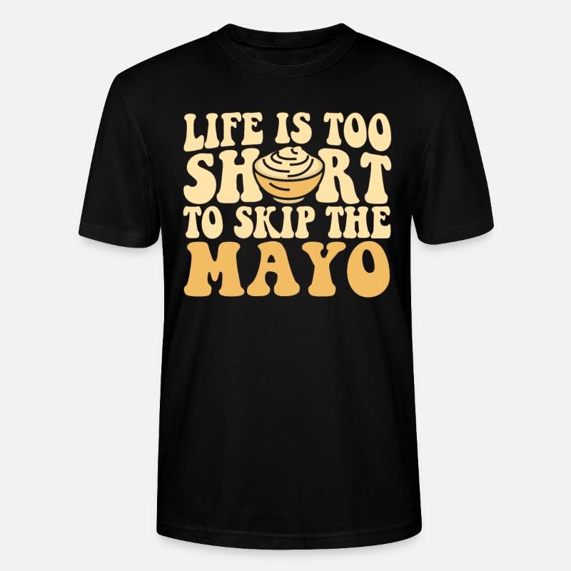 Mayonnaise Mayo Lover - T-shirt bio CRAFTER Stanley Stella Unisexe - noir