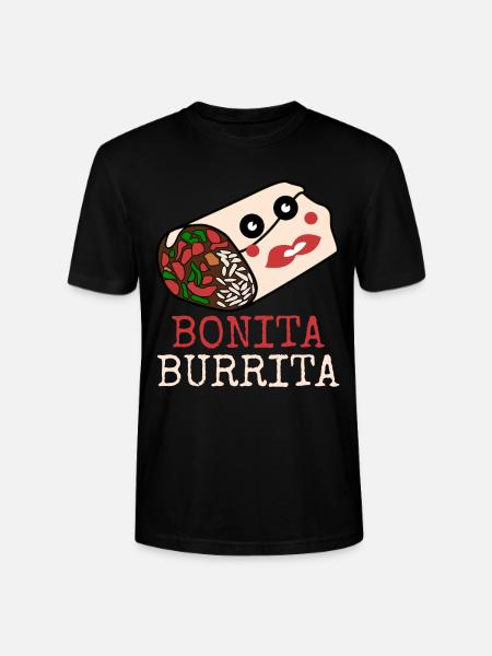 Burritos Bonita Burrito - Stanley/Stella CRAFTER Unisex Organic T-Shirt - black
