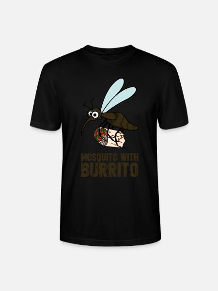 Burritos Mosquito Burrito - Stanley/Stella CRAFTER Unisex Organic T-Shirt - black