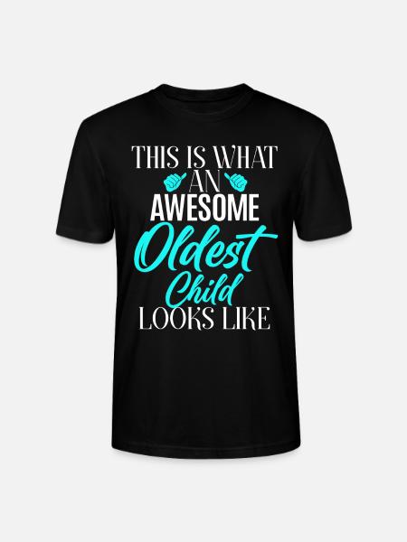 Oldest Child Gifts - Stanley/Stella CRAFTER Unisex Organic T-Shirt - black