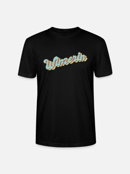 Weinbauer Abschluss-Geschenk Winzerin - Stanley/Stella Unisex Bio-T-Shirt CRAFTER - Schwarz