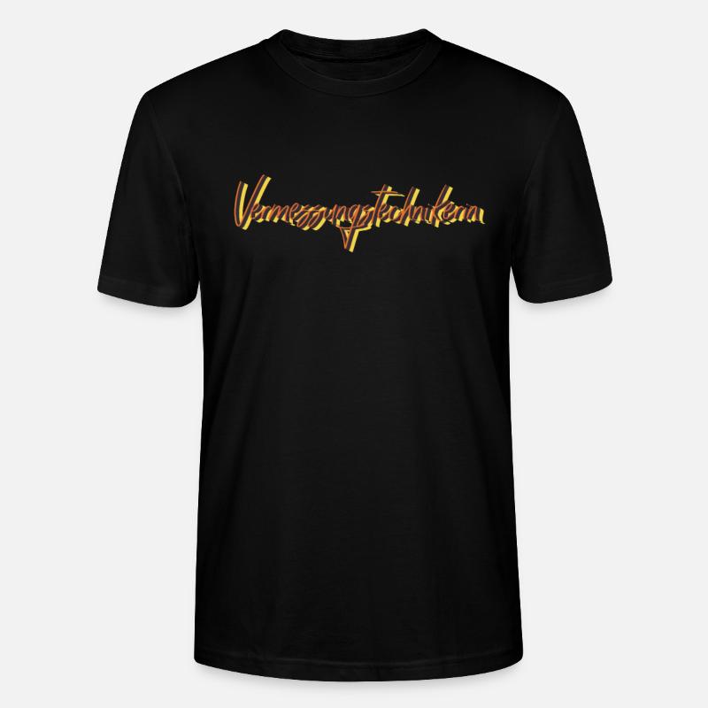 Vermesser Abschluss-Geschenk - Stanley/Stella Unisex Bio-T-Shirt CRAFTER - Schwarz