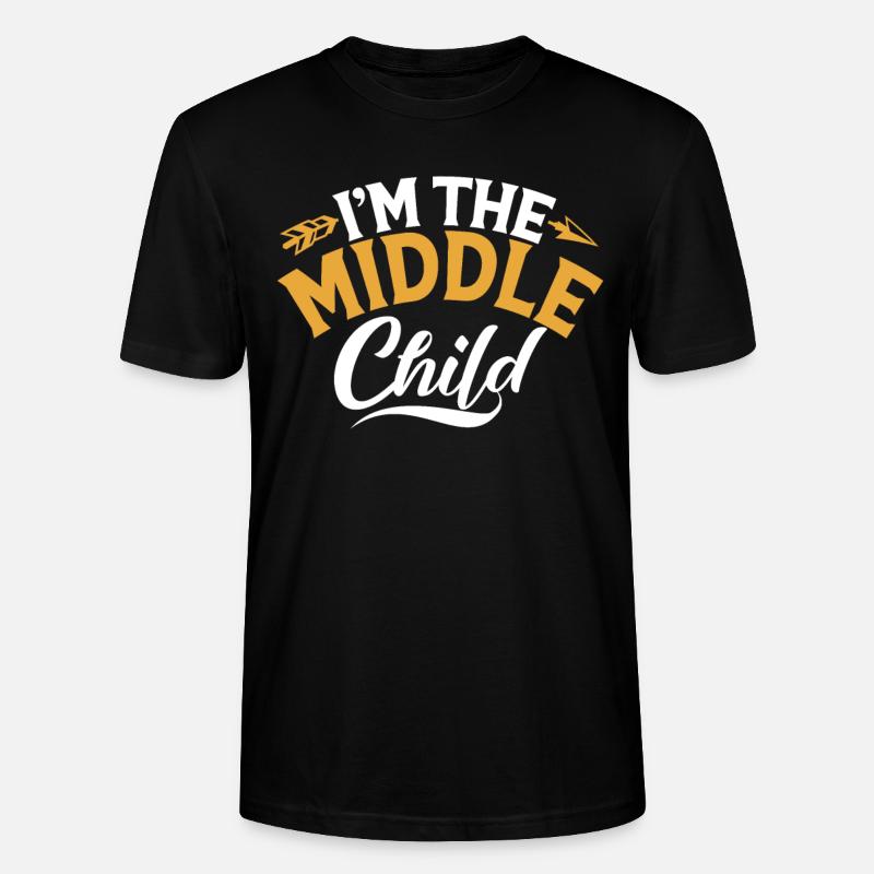 Cadeaux d’enfant du milieu - T-shirt bio CRAFTER Stanley Stella Unisexe - noir