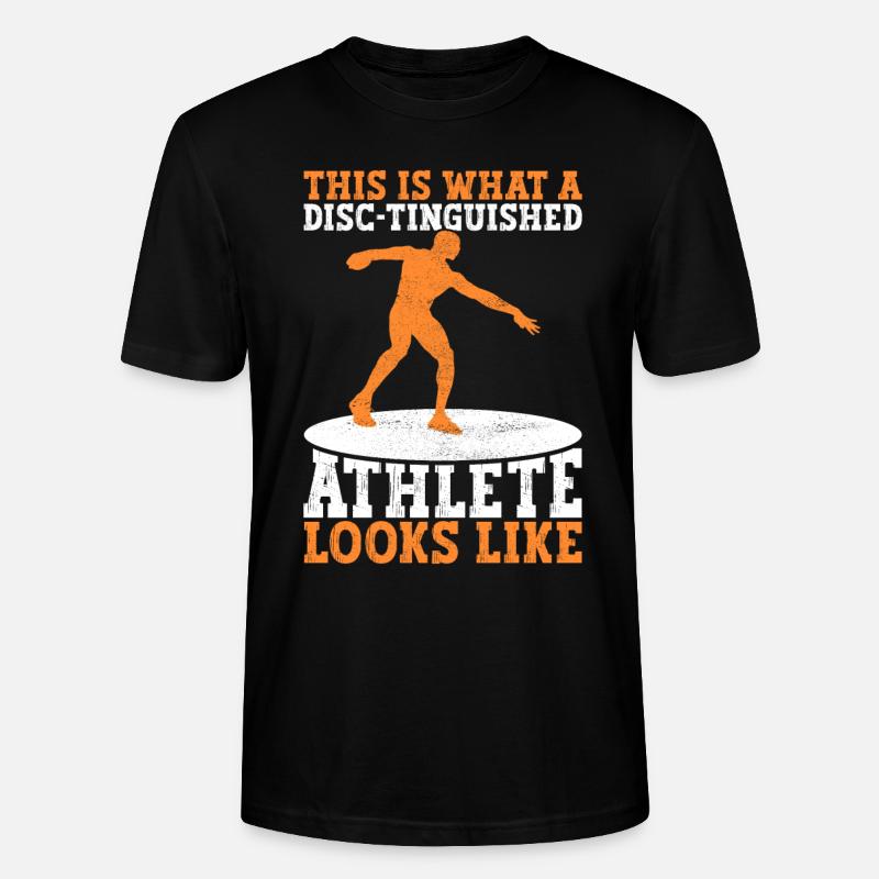 Discus thrower discus throw - Stanley/Stella CRAFTER Unisex Organic T-Shirt - black