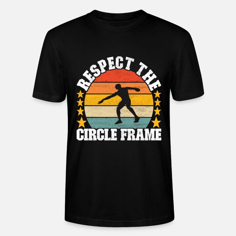 Discus thrower discus throw - Stanley/Stella CRAFTER Unisex Organic T-Shirt - black