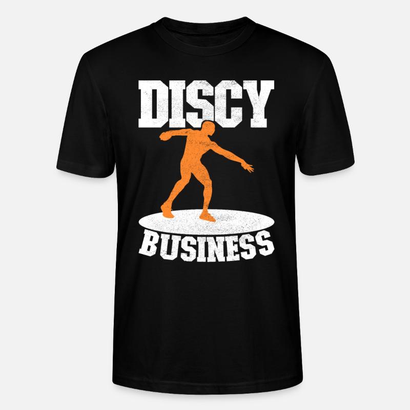 Diskuswerfer Diskuswurf - Stanley/Stella Unisex Bio-T-Shirt CRAFTER - Schwarz