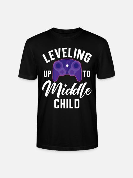 Middle Child Gifts - Stanley/Stella CRAFTER Unisex Organic T-Shirt - black
