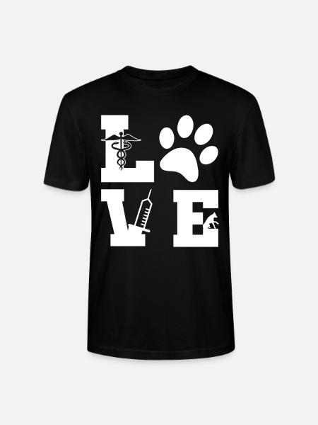 Tierliebhaber Veterinärassistent - Stanley/Stella Unisex Bio-T-Shirt CRAFTER - Schwarz