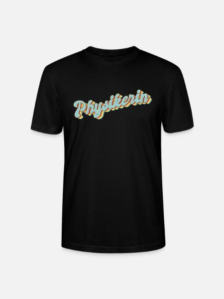 Physik Abschluss-Geschenk Physikerin - Stanley/Stella Unisex Bio-T-Shirt CRAFTER - Schwarz