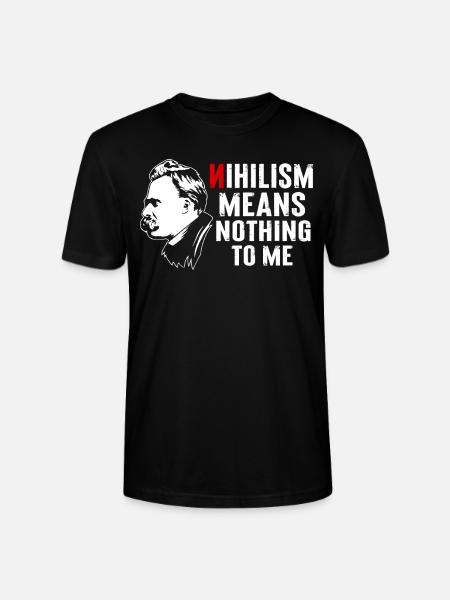 Filosofi Teori Friedrich Nietzsche - Ekologisk T-shirt CRAFTER unisex från Stanley/Stella - svart