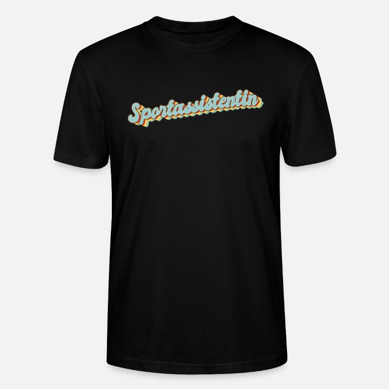 Co-Trainer Abschluss-Geschenk Sportassistentin - Stanley/Stella Unisex Bio-T-Shirt CRAFTER - Schwarz