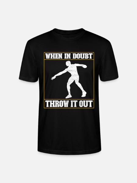 Discus thrower discus throw - Stanley/Stella CRAFTER Unisex Organic T-Shirt - black