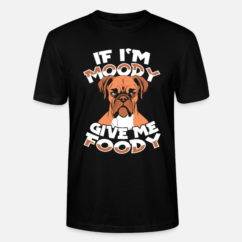Boxer Hund Deutscher Boxer - Stanley/Stella Unisex Bio-T-Shirt CRAFTER - Schwarz