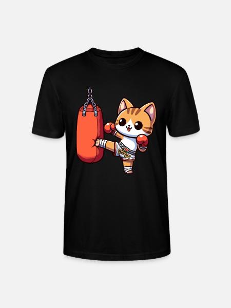 Boxeo Muay Thai, Boxeo Tailandés Kickboxing, Kickboxer - Camiseta unisex ecológica CRAFTER de Stanley/Stella - negro