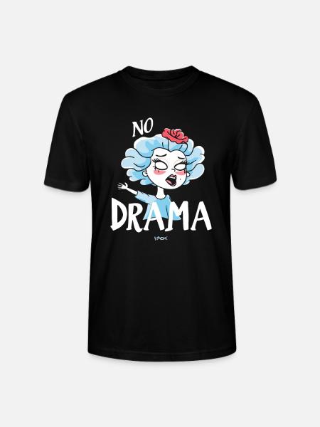 Queen without drama - Stanley/Stella CRAFTER Unisex Organic T-Shirt - black