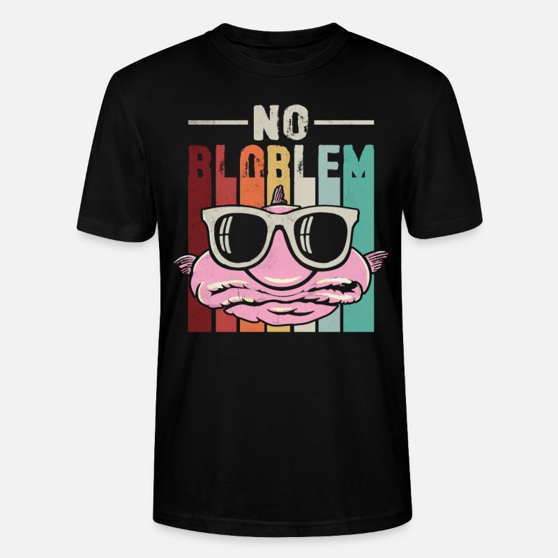 Drôle de poisson-mouche créature marine - T-shirt bio CRAFTER Stanley Stella Unisexe - noir