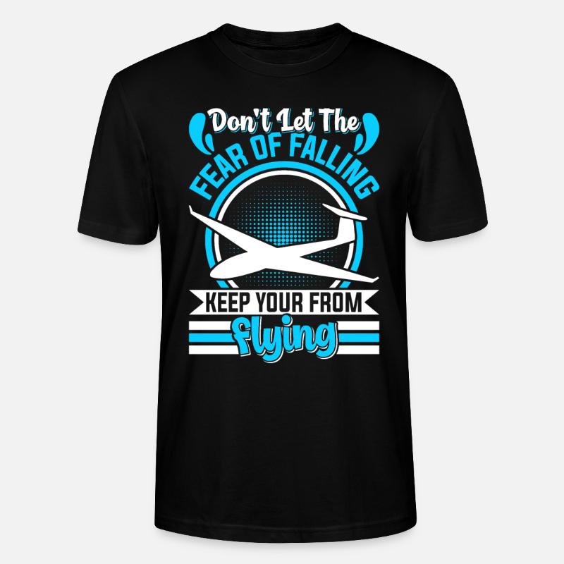 Segelflieger - Stanley/Stella Unisex Bio-T-Shirt CRAFTER - Schwarz