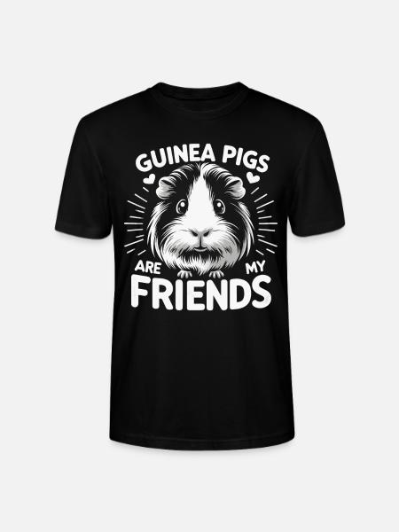 Guinea pig - Stanley/Stella CRAFTER Unisex Organic T-Shirt - black