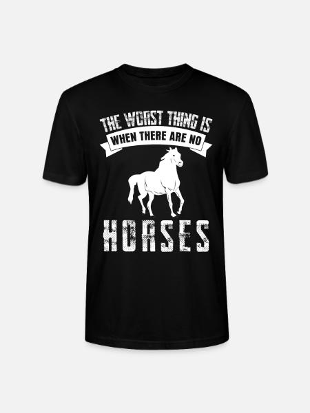 Équitation Chevaux - T-shirt bio CRAFTER Stanley Stella Unisexe - noir