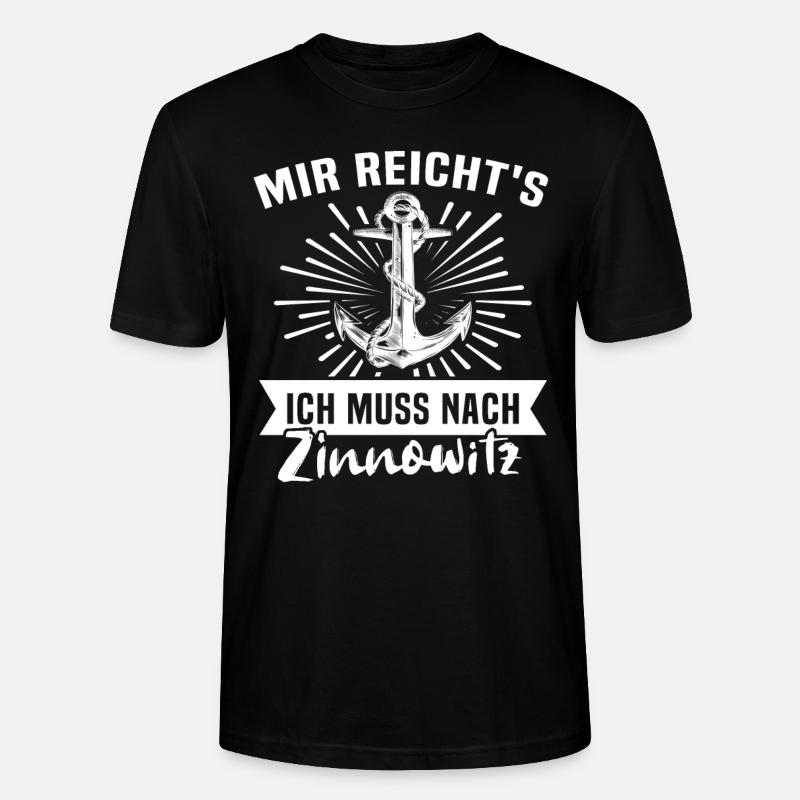 Zinnowitz Zinnowitzer - Stanley/Stella Unisex Bio-T-Shirt CRAFTER - Schwarz