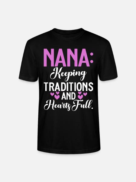 Nana Gifts - Stanley/Stella CRAFTER Unisex Organic T-Shirt - black