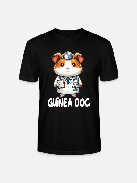 Doktor Meerschweinchen - Stanley/Stella Unisex Bio-T-Shirt CRAFTER - Schwarz