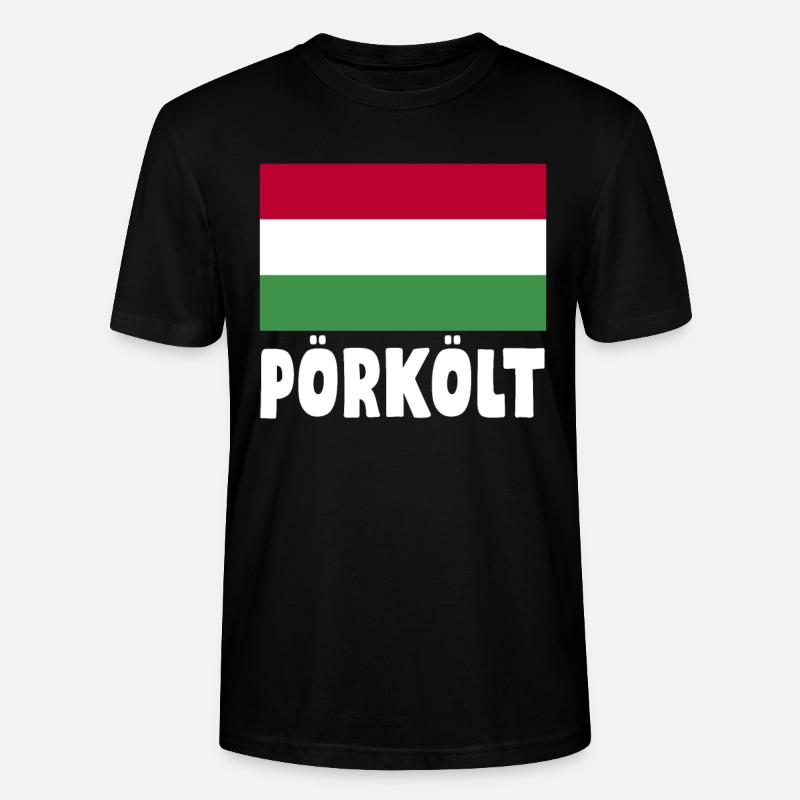 Pörkölt - Stanley/Stella Unisex Bio-T-Shirt CRAFTER - Schwarz