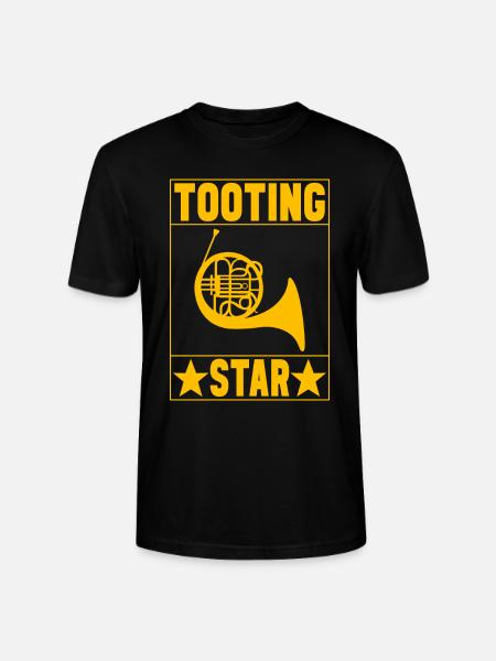 Horn Brass Instrument - Stanley/Stella CRAFTER Unisex Organic T-Shirt - black
