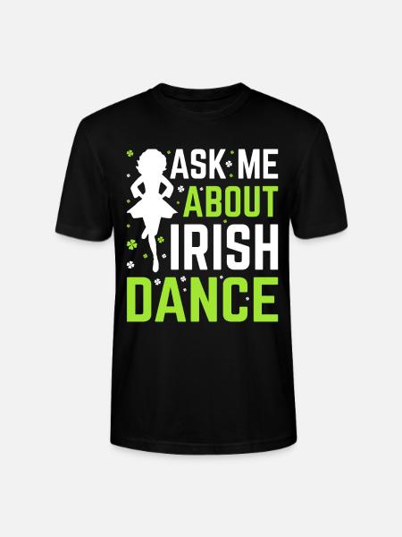 Irish Dance Irish Dancing - Stanley/Stella CRAFTER Unisex Organic T-Shirt - black