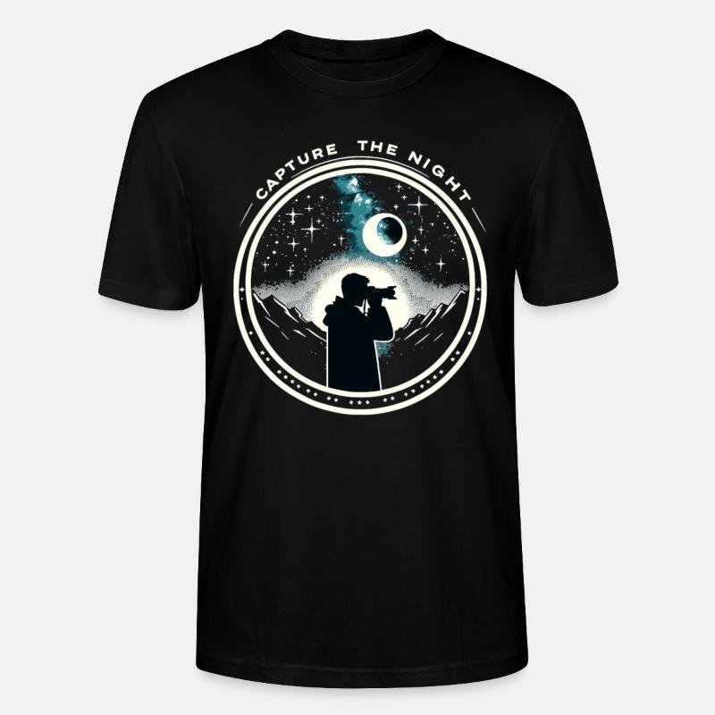 Astrophotographie Astronomie Caméra spatiale - T-shirt bio CRAFTER Stanley Stella Unisexe - noir