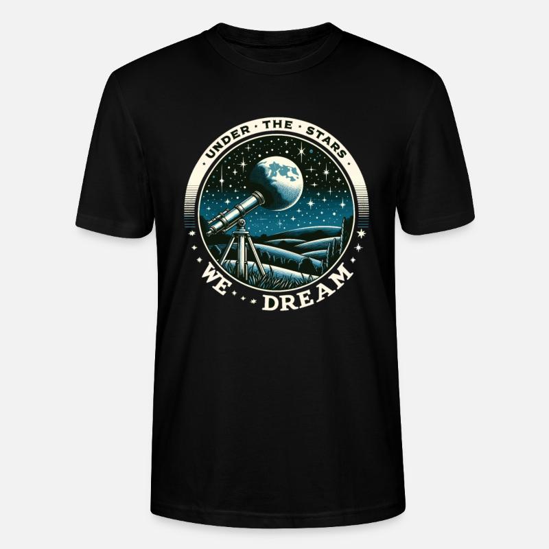 Astrophotographie Astronomie Caméra spatiale - T-shirt bio CRAFTER Stanley Stella Unisexe - noir