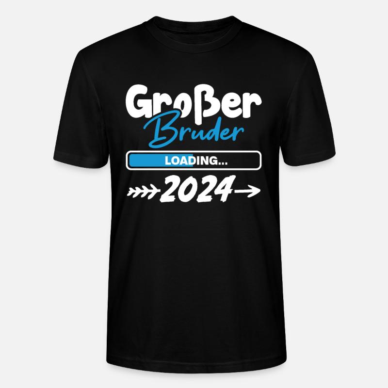 Großer Bruder Loading 2024 - Stanley/Stella Unisex Bio-T-Shirt CRAFTER - Schwarz