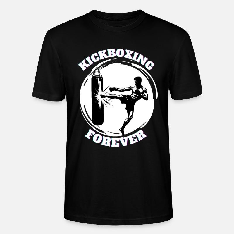 Combattant de kickboxing Kickboxer - T-shirt bio CRAFTER Stanley Stella Unisexe - noir