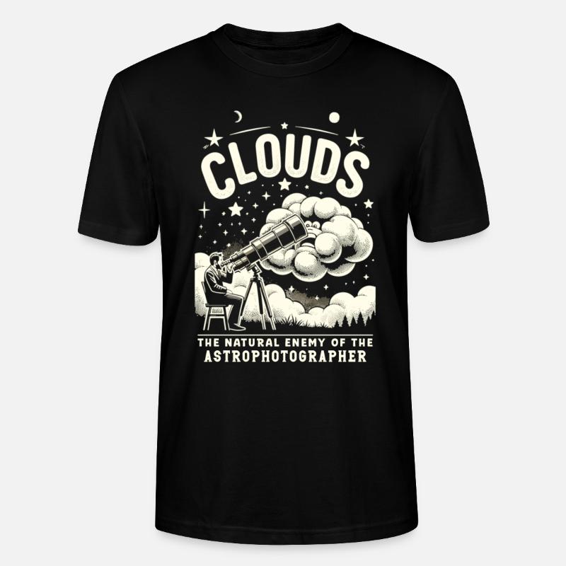Astrophotographie Astronomie Caméra spatiale - T-shirt bio CRAFTER Stanley Stella Unisexe - noir