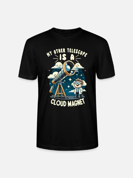 Astrophotography Astronomy Space Camera - Stanley/Stella CRAFTER Unisex Organic T-Shirt - black