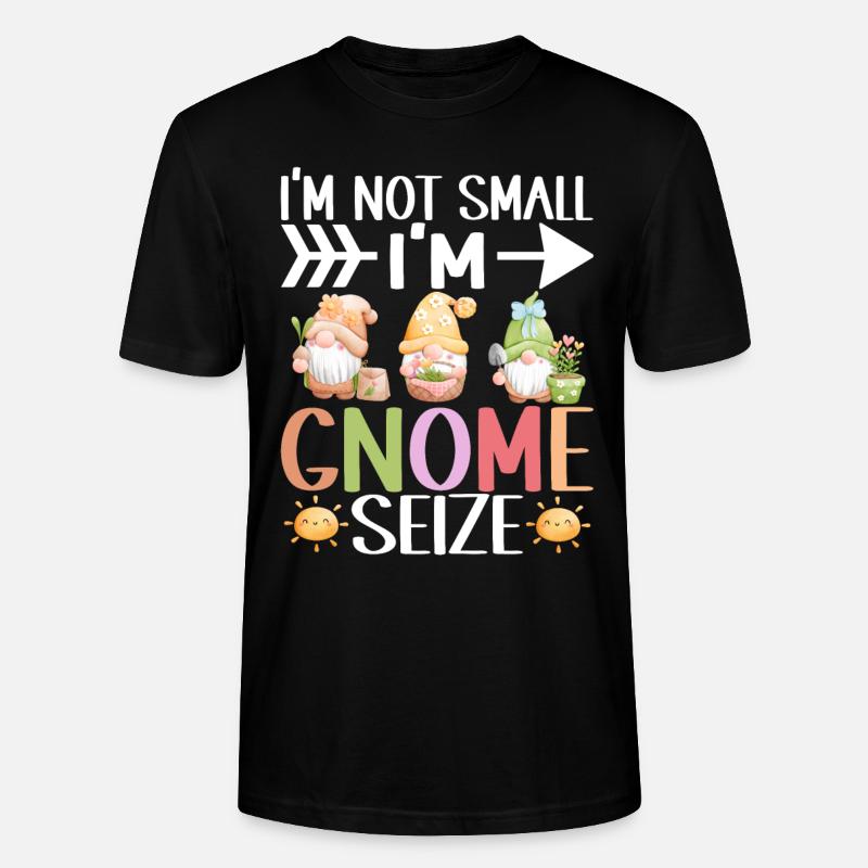 Gartenzwerge Gartenarbeit - Stanley/Stella Unisex Bio-T-Shirt CRAFTER - Schwarz