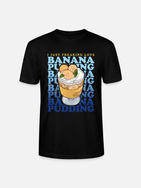 Banana Pudding Banana Pudding Gift - Stanley/Stella CRAFTER Unisex Organic T-Shirt - black
