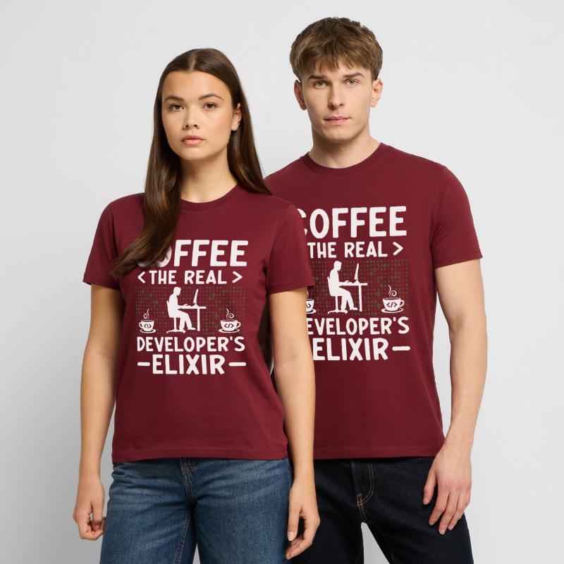 Café Codage Programmeur Codeur Développeur Nerd Coff T-shirt bio CRAFTER Stanley Stella Unisexe