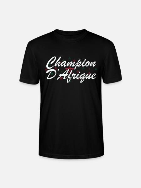 African Champion Morocco - Stanley/Stella CRAFTER Unisex Organic T-Shirt - black