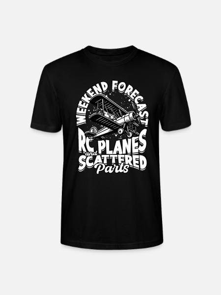 Model aircraft - Stanley/Stella CRAFTER Unisex Organic T-Shirt - black