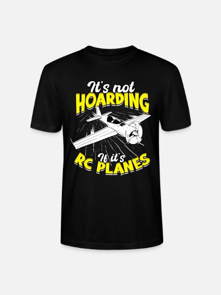 Modellflugzeuge - Stanley/Stella Unisex Bio-T-Shirt CRAFTER - Schwarz