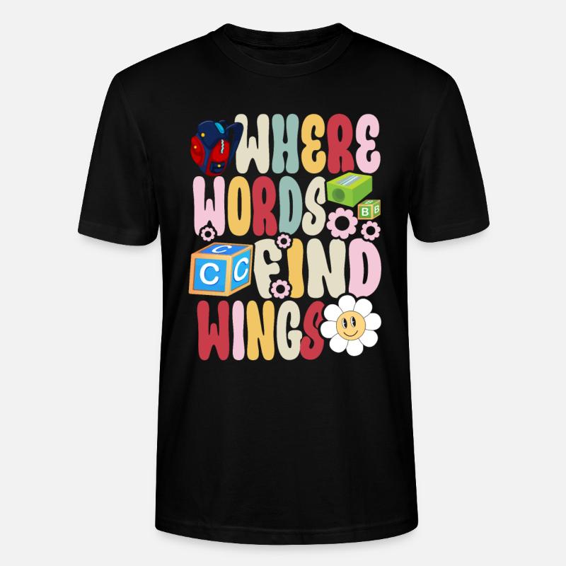 Groovy Speech Language Pathologist SLP - Stanley/Stella Unisex Bio-T-Shirt CRAFTER - Schwarz