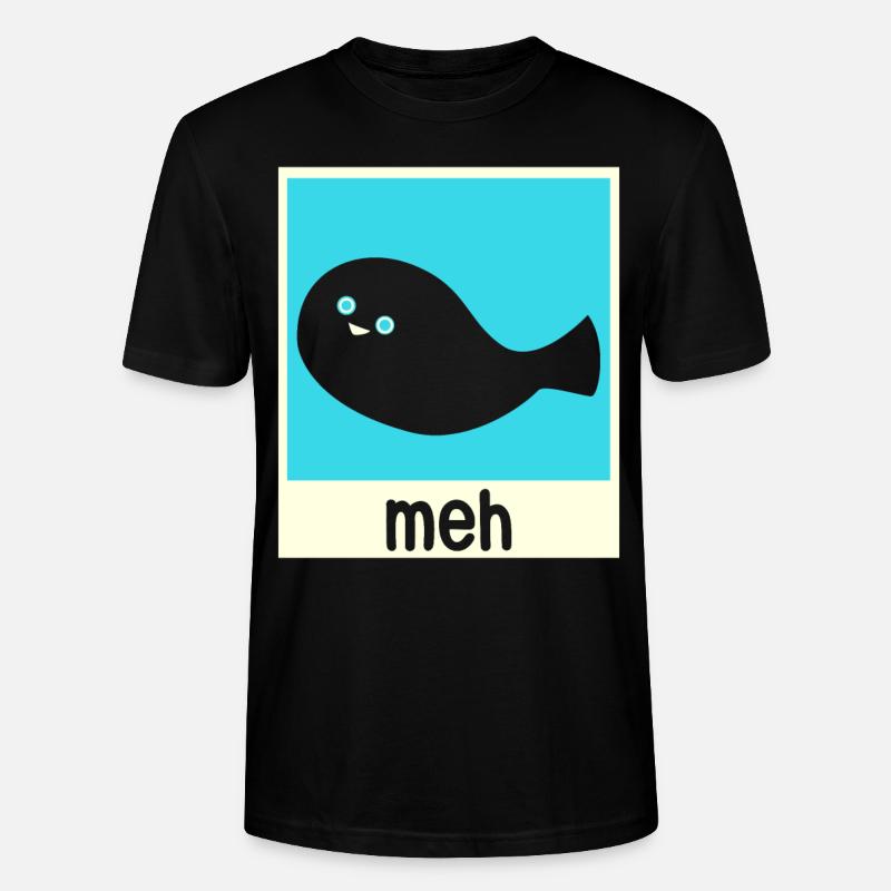 Drôle de poisson Sacabambaspi Meme - T-shirt bio CRAFTER Stanley Stella Unisexe - noir